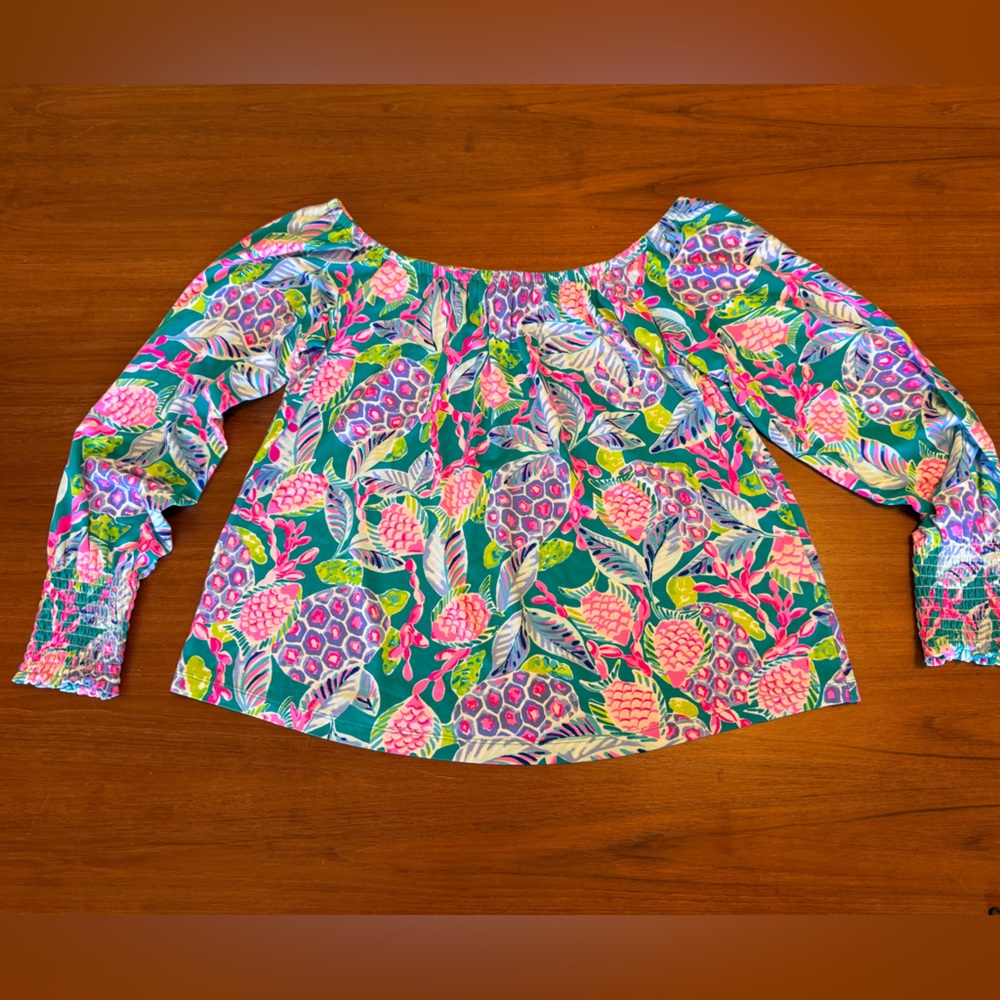 Lilly Pulitzer Multicolor Off-Shoulder Top